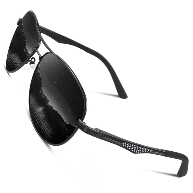 Gafas de Sol CGID GA61 Premium Aleación de Al-Mg Estilo Piloto Polarizadas