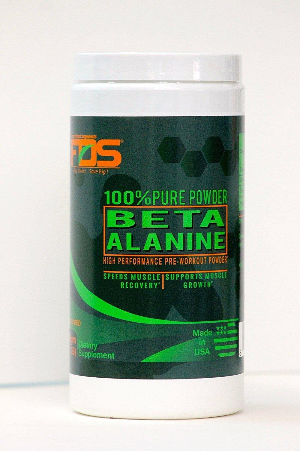 FDS Beta Alanine High performance PreWorkout Powder, Unflavoured