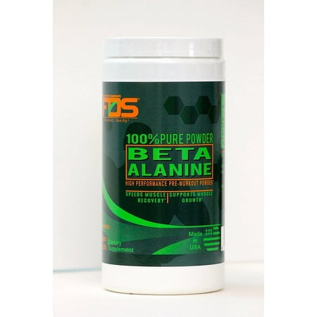 FDS Beta Alanine - High performance Pre-Workout Powder, Unflavoured, 500gm(1.1