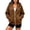 Brown Sweatshirts, variant on Qgtaibl Womens Full Zip Hooded Sweatshirts Oversized Solid Color Sweatshirt Jackets Fleece Thermal Fall Hoodie Coat Army Green S