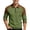 Army Green, variant on Men Polo Shirt Short Sleeve Quarter Zipper Tees Shirt Basic Black Mens Golf Shirt
