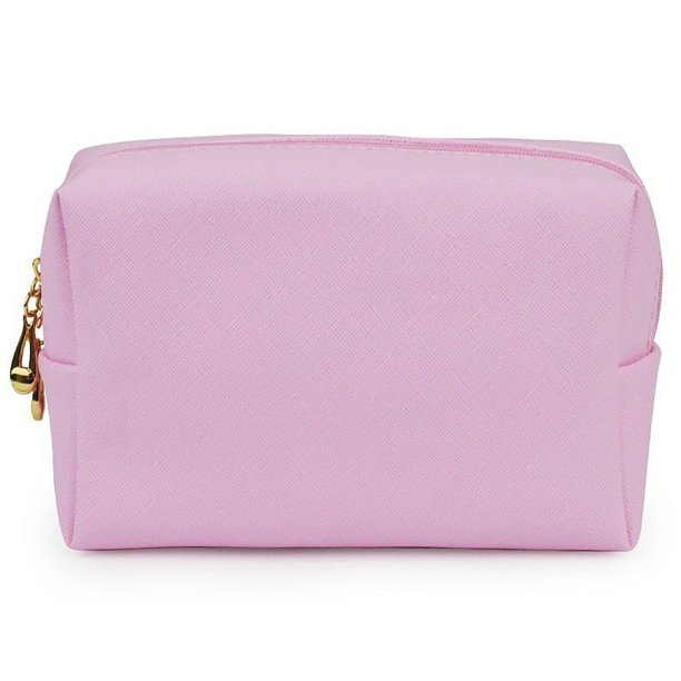 Bolsa de viaje portátil para cosméticos, bolsa de cosméticos pequeña, portátil, para mujer, de PU, impermeable, bolsa de almacenamiento de cosméticos
