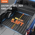 thumbnail image 2 of VEVOR Alfombrilla para caja de camioneta compatible con Ford F-150 2015-2024, revestimiento de TPE para caja de camioneta, accesorios, 2 of 9