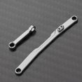 thumbnail image 3 of ZLight RCGOFOLLOW Steering Link Rod RC Car Part Stronger Steering Linkage Tie Rod For 1/24 SCX24 Crawler RC Upgrade Part Silver, 3 of 6