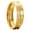 Gold-White CZ-6mm, variant on Mens 8mm Black Polished Finish Tungsten Carbide Ring Cubic Zircon Stones Flat Style Wedding Band Comfort Fit Size 10