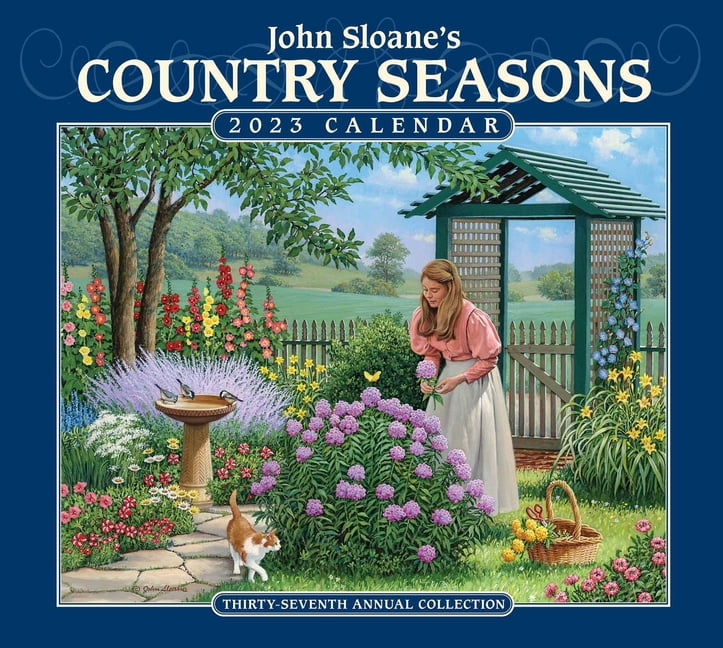 John Sloane s Country Seasons 2023 Deluxe Wall Calendar Other 