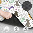 thumbnail image 3 of Balery Colorful Poodle Dog Juego de 4 Alfombrillas para Auto, Revestimientos de Caucho Resistente, Diseño Antideslizante, 3 of 7
