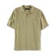 thumbnail image 2 of Tasso Elba Mens Silky Linen SS Button Up Shirt, Marrón, X-Large Tasso Elba Botones al frente, 2 of 2