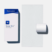 Rejuvaskin Scar Fx Silicone Sheeting - 4 Inch x 8 Inches Silicone Scar Tape for Large Surgical Scars - Silicone Tape For Soften, Flatten, Reduce and Recover Scars - Physician Recommended- 1 Sheet