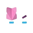 thumbnail image 3 of Uxcell Dart Flights & Accessories, 15 Sets Flights & 6 Flights Protectors, Light Purple, 3 of 5