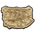 thumbnail image 1 of Printtoo Fridge Magnet Engraved Wooden Gift Niagara Fall Canada Souvenir, 1 of 1
