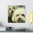 thumbnail image 4 of Bichon Frise at Play - Canvas, 4 of 10