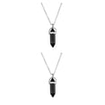 thumbnail image 1 of Qarigey Encanto de columna hexagonal Colgantes colgantes exquisitos Encantos de cristal puntiagudo Type5 NO5, 1 of 6