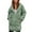 Green, variant on Women's Fleece Jacket Zip up Plush Coat Oversized Sherpa Lined Warm Winter Outerwear with Hood Long Sleeve Sweater Jackets