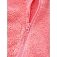 thumbnail image 6 of inhzoy Kids Girls Boys Fleece Jacket Coat Full-Zip Sweatshirt Casaul Tops Winter Warm Outerwear Light Red 9-10, 6 of 9