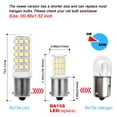 thumbnail image 3 of Bombilla LED Ziomitus 12 V BA15S 6000 K, luz blanca diurna, paquete de 5, 3 of 7