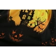 thumbnail image 5 of Women's Halloween Lace Short Sleeve Round Neck Sexy Splicing Printed Dresses Vintage Swing Dresses, 5 of 7
