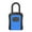 Blue, variant on 1 Set Key Box with Hanging Hook 4 Digit Password High Hardness Good Security Quick Reset Anti-theft Wall-Mounted Key Safe Combination Padlock for Home