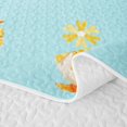 thumbnail image 5 of Manfei Kawaii Duck Twin Quilt Set for Girls Boys,Cute Animal Bowknot Twin Coverlet Set, 5 of 7