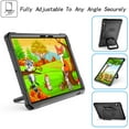 thumbnail image 2 of Dteck Shoulder Strap Case for Samsung Galaxy Tab S7 FE SM-T730/T736B 12.4-inch 2021,Shockproof Rubber Heavy Duty Hybrid Kids Friendly Protective Drop-Proof Handle Kickstand Cover,Black, 2 of 8