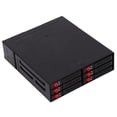 thumbnail image 3 of Caja De Disco Duro De 6 Compartimentos, Estable, Resistente, Duradera, Portátil, Segura, Disipación De Calor, Carcasa De Disco Duro, No Incluye Disco Duro, 3 of 7