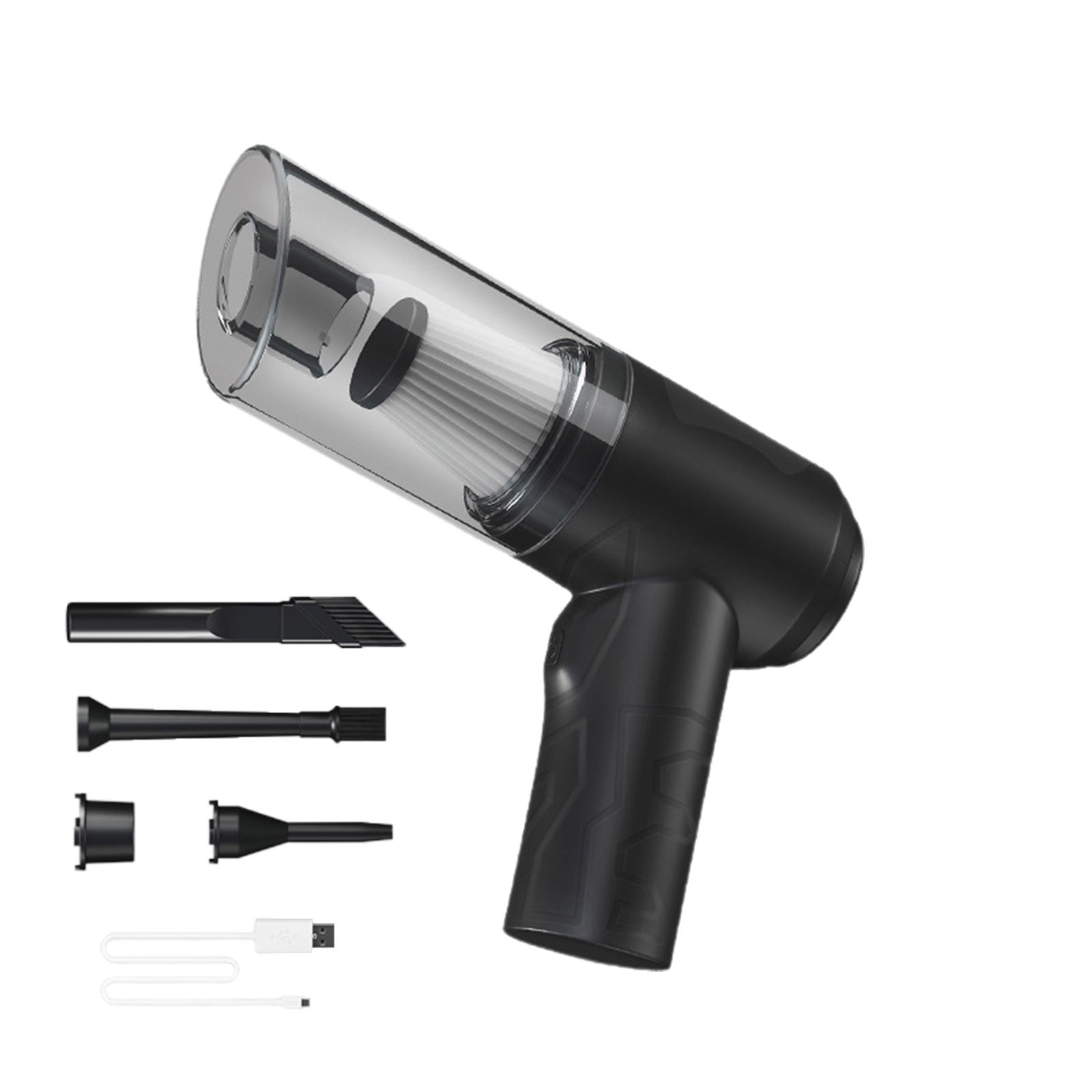 Dvkptbk Vacuum Cleaner Car Vacuum Cleaner with Super Strong Suction Handheld Wireless Suction and Blowing Double-Purpose Brushless High-Power Dirt Blower for Home and Car Car Accessories
