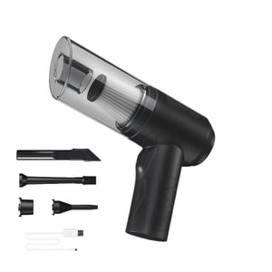 Dvkptbk Aspirateur Nettoyeur de voiture avec aspiration haute résistance à la main aspiration sans fil et blowing double-pourpose Brushless Dirt Blower pour la maison et les accessoires de voiture