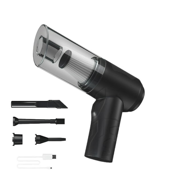 HOZADOIE Handheld Vacuum Cleanup Home Essentials Car Vacuum Cleaner with Super Strong Suction Handheld Wireless Suction and Blowing Double-Purpose Brushless High-Power Blower for Home and Car
