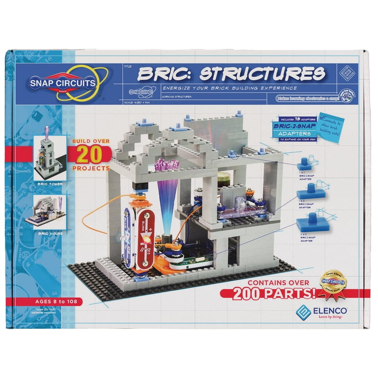 Snap Circuits BRIC: Structures Electronics And Building Kit, 200 Pieces photo 1