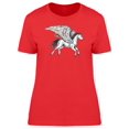 thumbnail image 1 of White Pegasus With Big Wings Tee Women's -Image by Shutterstock, 1 of 2