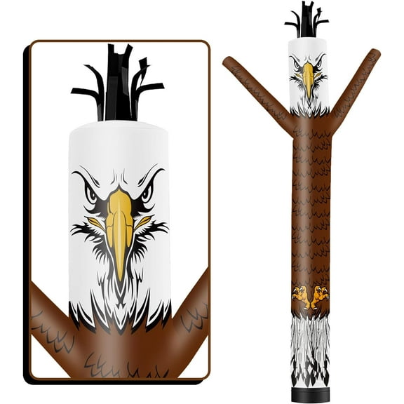 6FT Tall Inflatable Tube Man Eagle Wacky Wavy Dancing Guy (9''Diameter) for Outdoor Decoration Advertising Business Promotion (Blower Not Included)