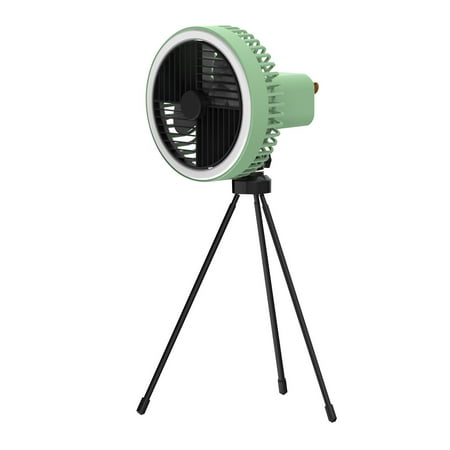 

Outdoor Small Electric Fan Suspended Ceiling Fan Night Light Tripod Fan
