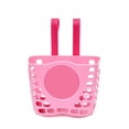 thumbnail image 3 of tredstone Kid Bike Basket Pink Cute Bicycle Front Handlebar Basket For Kid Girls, 3 of 9