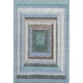 thumbnail image 2 of Addison Rugs Mayfield Premium Machine Washable Transitional Geometric Denim Rectangle Rug, 3' x 5', 2 of 7