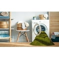thumbnail image 2 of Ahgly Company Machine Washable Indoor Square Transitional Army Green Area Rugs, 6' Square, 2 of 7