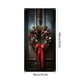 thumbnail image 3 of Cubierta navideña para puerta de 35 x 71 pulgadas | Decoración navideña con estampado de Papá Noel | Tejido de poliéster duradero | Fácil de instalar | Ideal para puertas de entrada, paredes, 3 of 6