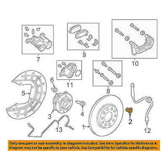 CHRYSLER OEM Brake-Rear-Rotor Bolt 6509906AA