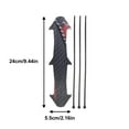 thumbnail image 2 of FUTUREORYY 2Sets Black Plastic Bike Chain Protector Cover Frame Shield for Outdoor Bikes, 2 of 8
