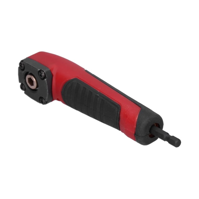 Adaptateur de Perceuse à Angle Droit Shockwave, Adaptateur Multifonctionnel à Impact Rouge pour Perceuse