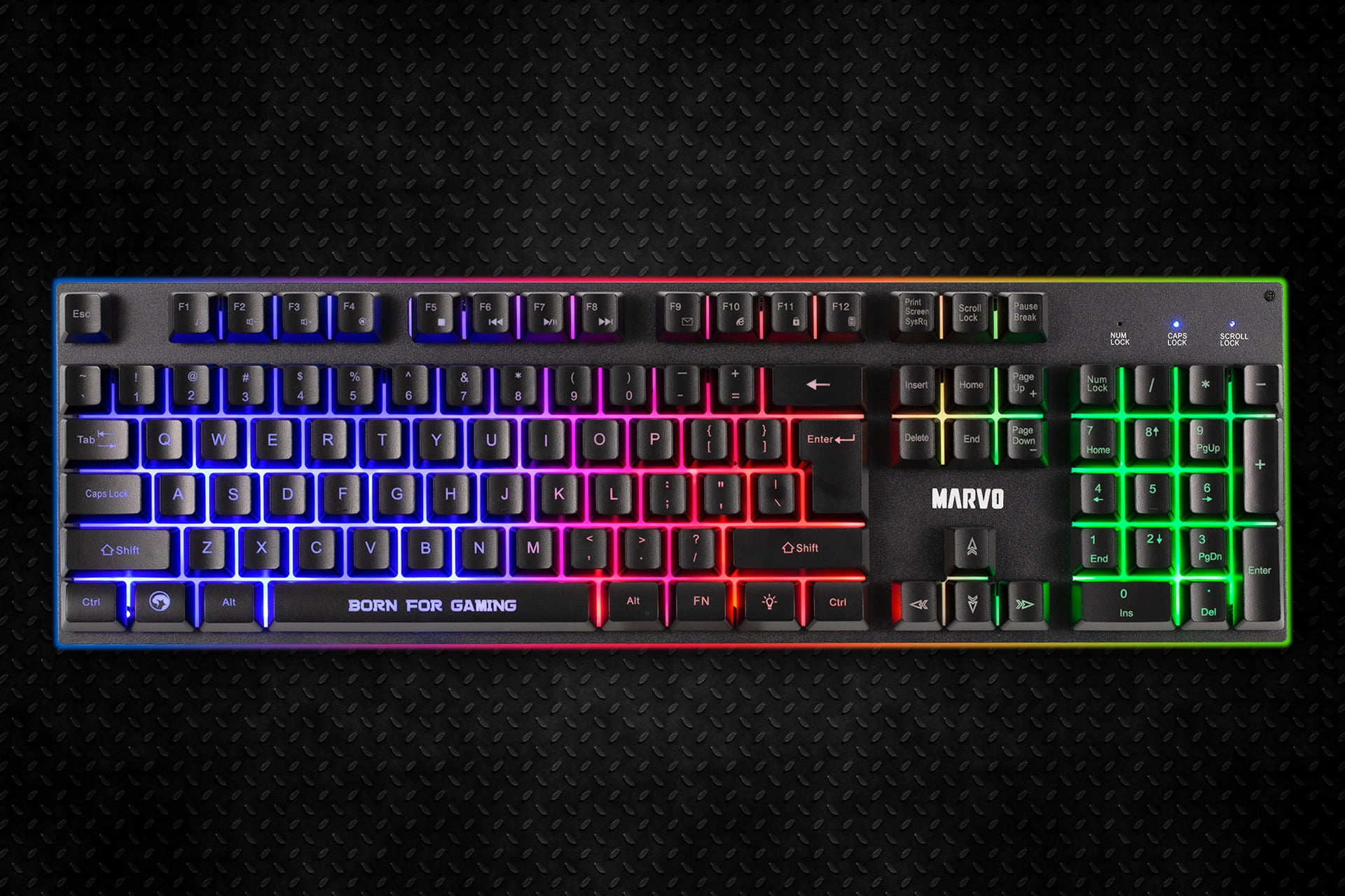 Wired Gaming keyboard, Gaming Mouse, Gaming Headphone  and Mousepad, Marvo RGB Backlit Keyboard Mouse Sets, for Windows PC Gamers Desktop Computer Laptop,Black