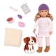 thumbnail image 3 of Muñecas Our Generation Ember y Elsie con perrito Beagle de peluche de 15 cm, 3 of 7
