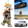 thumbnail image 1 of Adornos Colgantes para Coche Accesorios Creativos Acrílico Hombre Cachorro, 1 of 9