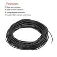 thumbnail image 4 of Silicone Wire 20AWG 20 Gauge Flexible Tinned Copper Standard High-Temperature Hookup Wire Black 15m/49.2ft, 4 of 6
