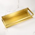 thumbnail image 2 of Estante de ducha OwnMy Gold de acero inoxidable, 30 cm, soporte de pared, 2 of 7
