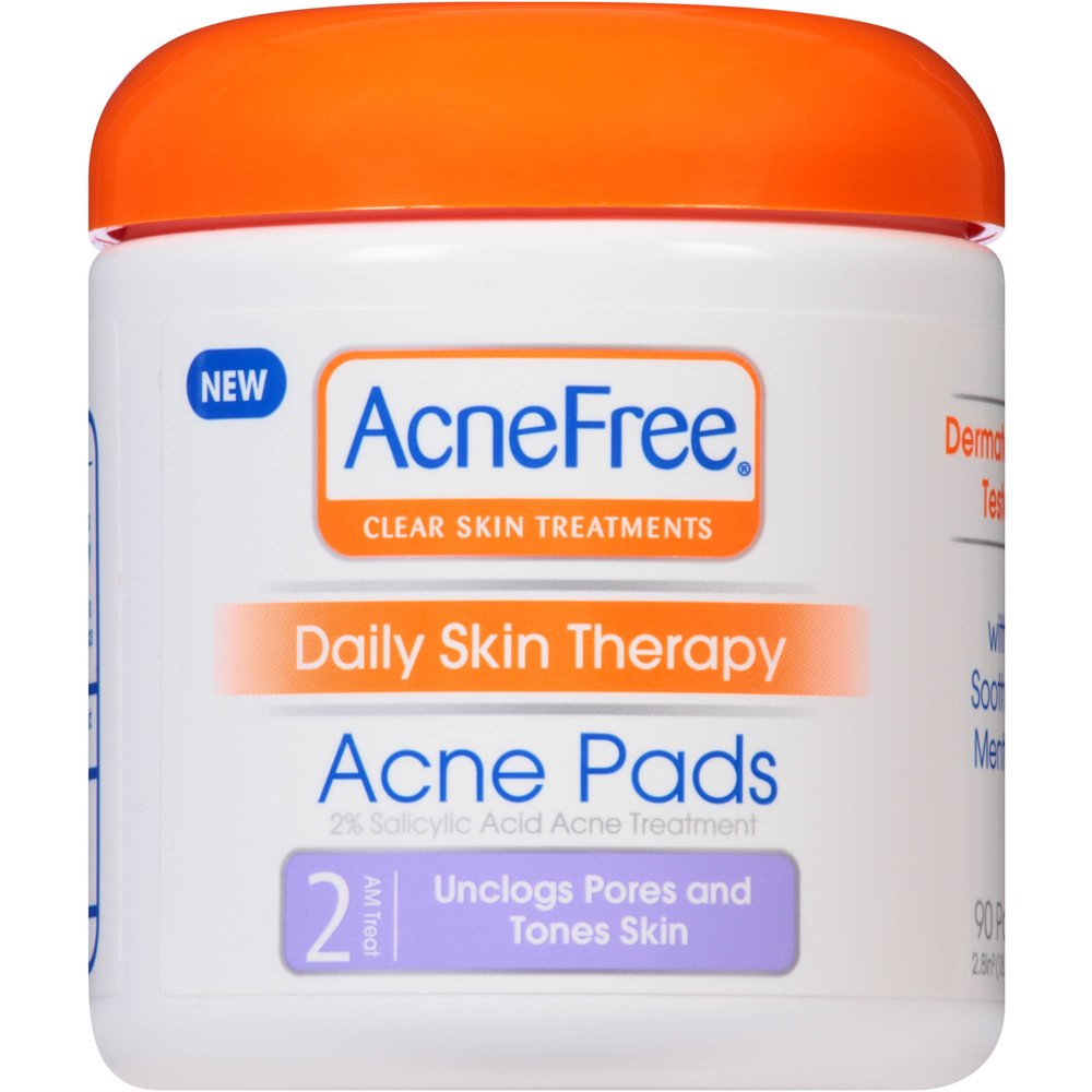 Acne Free Daily Skin Therapy Acne Pads, 90 count