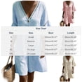 thumbnail image 3 of Mifsaly Linen Rompers for Women Summer Casual Short Sleeve Romper V Neck Button Down Shorts Jumpsuit Beach Vacation Everyday Wear One Piece Outfits with Pockets Pink,S, 3 of 9