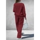 thumbnail image 2 of Conjunto Coordinado PRETTYGARDEN Sudadera Cuello V Pantalón Ancho XL, 2 of 6