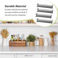 thumbnail image 3 of Yuarrent Armario sin perforaciones, organizador de puerta de casa, estante de especias de montaje en pared, almacenamiento, estante colgante para Organizadores de utensilios de cocina Negro Yuarrent HA081340-01, 3 of 6