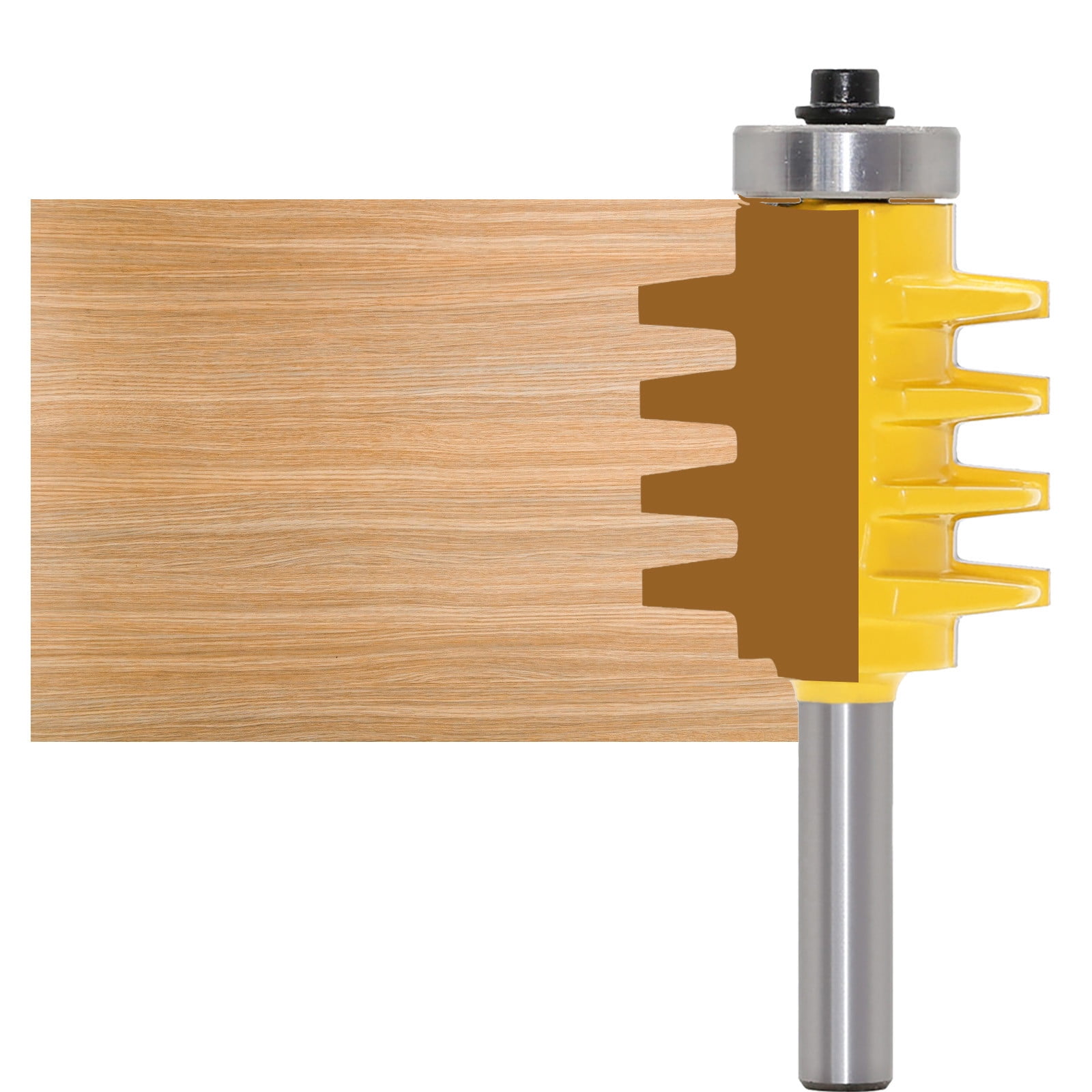Finger Joint Router Bit Set 12.7mm (1/2) Shank TAFJ40/2 by TruaCut