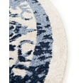thumbnail image 6 of Unique Loom La Jolla Collection Area Rug - Traditional (6' 1" Round Ivory and Blue/Blue), 6 of 7